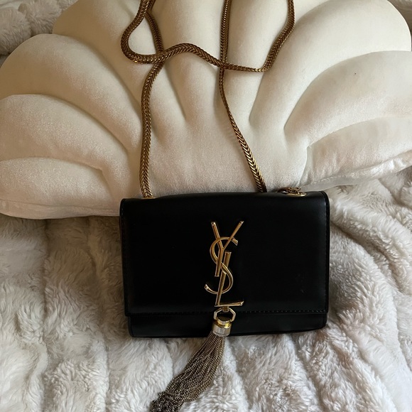 Small Leather Purse Crossbody Evening Bag - Picture 8 of 11